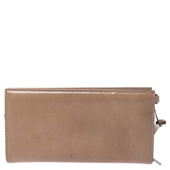 GUCCI Light Brown Leather Wristlet Wallet - Picture 4 of 9